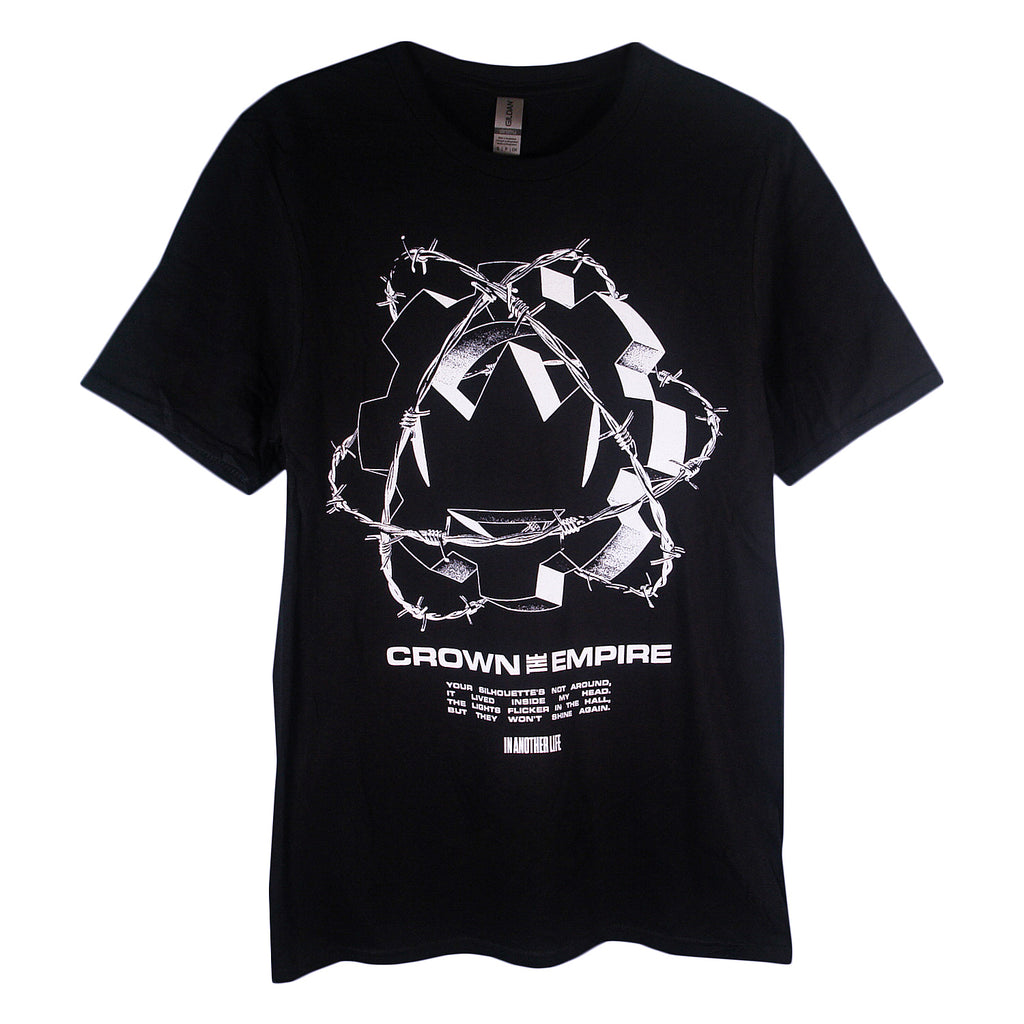Barbed Wire COG Tee - Black – Crown The Empire