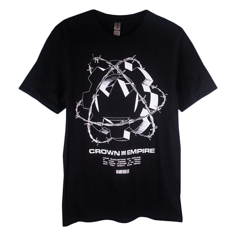 Barbed Wire COG Tee - Black
