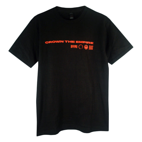 Melting COG Tee - Black front