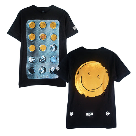 Pills Tee - Black front and back