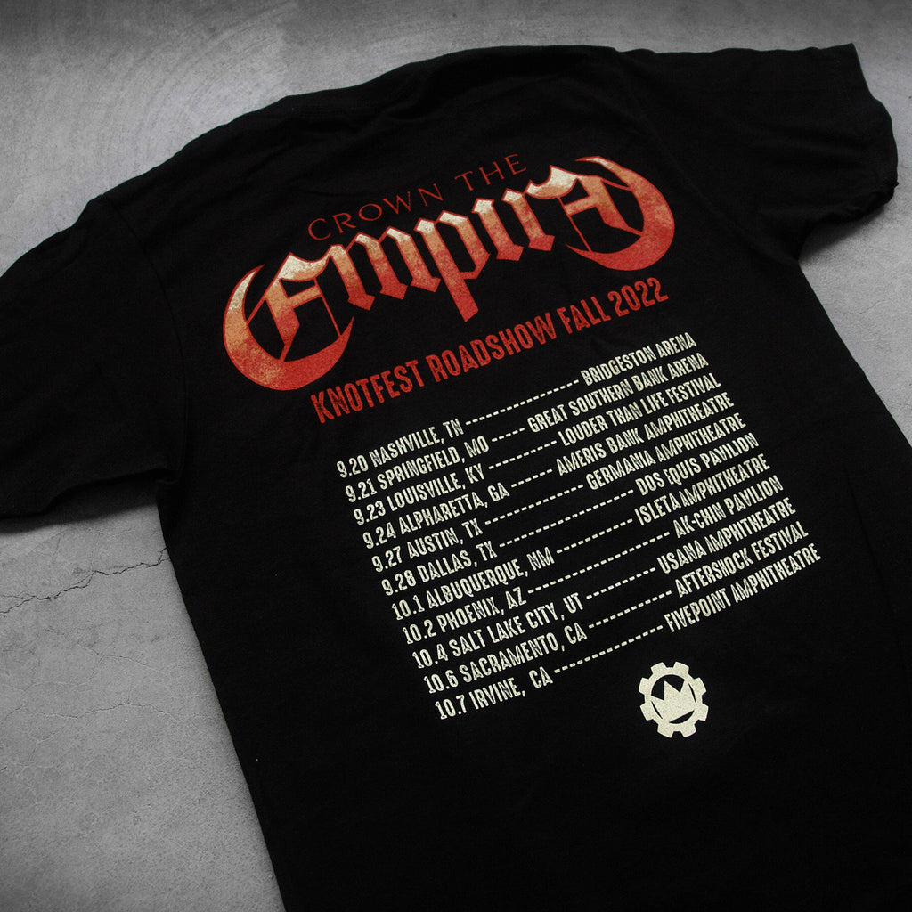 Skull Tour Tee - Black – Crown The Empire