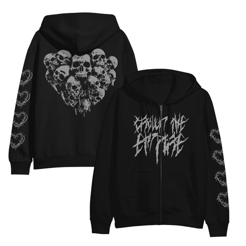 Skulls Black - Zip-up